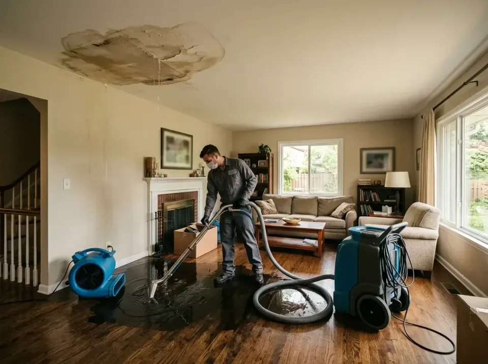 attic-pipe-burst-ceiling-drip-008 — frequently asked questions, Water Damage Restoration & Carpet Care in Cedarburg, WI